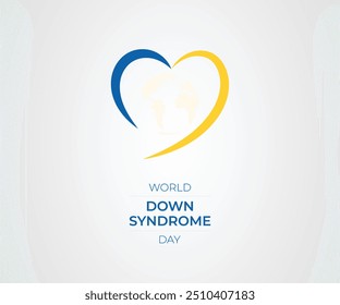 21 März World Down Syndrom Day, Vektor