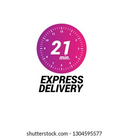 21 minutes Express Delivery