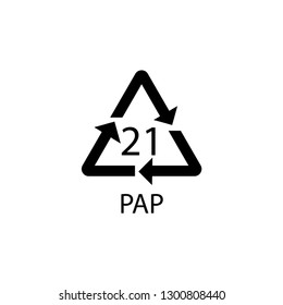 21 PAP mark - Other cardboard svg