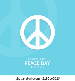 21 september international world peace day concept design vector illustration