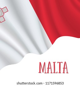 21 September, Mata Independence Day background in national flag color theme. France National Day. Celebration banner with waving flag. Vector illustration