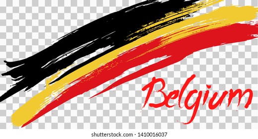 21 th of July. Happy National Day of Belgium. Creative Vector illustration, card, banner or poster for the Belgium national holidays. Vector illustration
