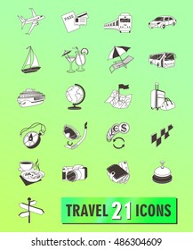 21 travel icons