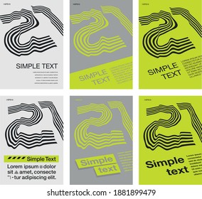 21 wave text effect poster