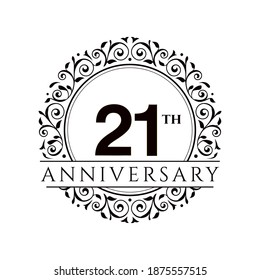 2 Years Anniversary Design Template Vector Stock Vector (Royalty Free ...