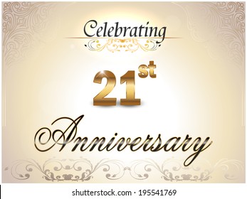 21 Anniversary Images Stock Photos Vectors Shutterstock