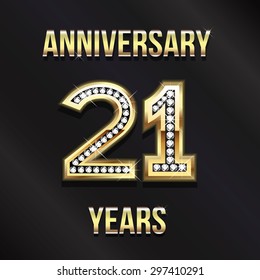 21 years anniversary logo