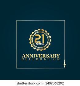 21 years anniversary logo.celebrating 21 years, anniversary logo