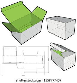 211 folding (Internal measurement 20 x 12+ 12 cm) and Die-cut Pattern. The .eps file is full scale and fully functional. Prepared for real cardboard production.