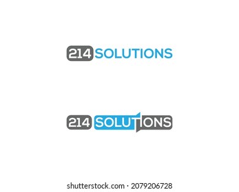 214 solutions logo on white background, 214 solutions to Go.