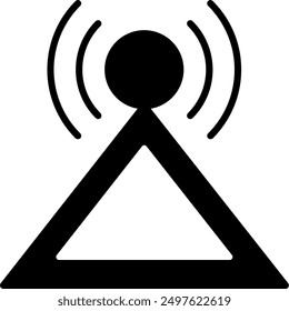 215 - Brodcast Line Vector Icon Design