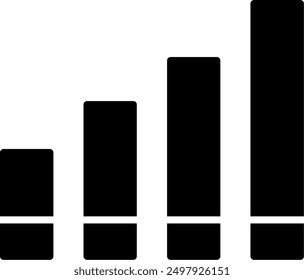 216 - Signal strength Line Vector Icon Design