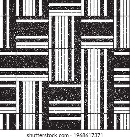 2175 Seamless pattern with vertical and horizontal black lines. Seamless vector illustration eps 10.