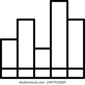 219 - Analytics Line Filled Vector Icon Design