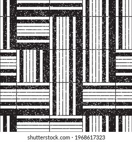 2194 Seamless pattern with vertical black segments. Seamless vector illustration eps 10.