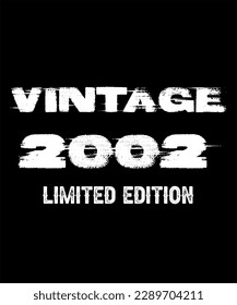 21st Birthday Vintage Legends Born In 2002 21 Years Old Retro Birthday Ideas Limited Edition