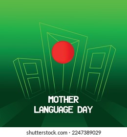 21st February international mother language day social media post design