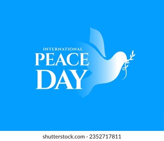 21st september international peace day wishes poster a symbol of hope vector