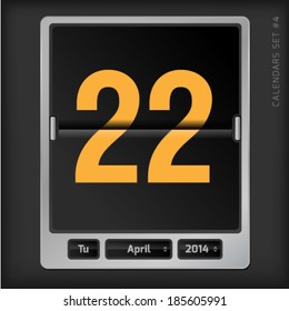 22 April calendar 2014