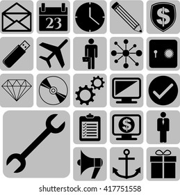 22 businessicon set. Quality Icons.