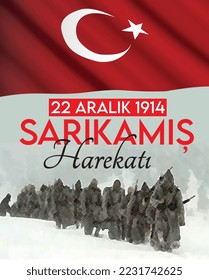 22 December 1914 Sarıkamış operation turkish: 22 aralık 1914 sarıkamıs harekatı