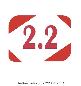 2.2 event best discount editable text style effect themed sales promotion