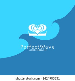 22 Perfect Wave Logo Design
