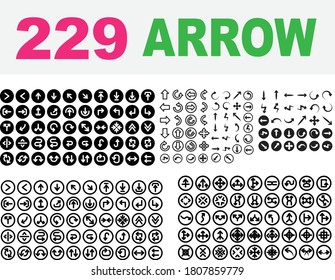 229 Icon Arrow for any purposes website mobile app presentation