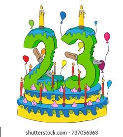 632 23 Birthday Cake Images, Stock Photos & Vectors | Shutterstock