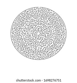 23 cells wide circular maze with no solution