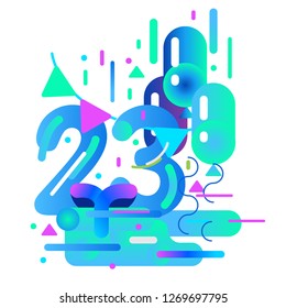 23 february card