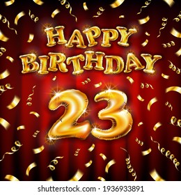 Happy 23rd Birthday Images Stock Photos Vectors Shutterstock