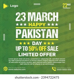 23 march pakistan day social media facebook post | pakistanday banner design | promotion 23 march pakistan day instagram post | president pakistan day template | limited offer post, 14 august poster