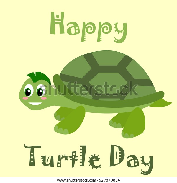 23 May World Turtle Day Stock Vector Royalty Free