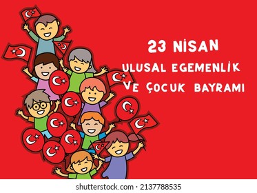 23 Nisal children's day is a gift to the children of the world celebrated in Turkey.