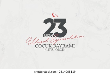 23 nisan ulusal egemenlik ve çocuk bayramı kutlama tasarımı. 23 Nisan tasarımı. Translation: April 23 National Sovereignty and Children's Day celebration design. April 23 design. 	