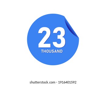 23.000 textos sobre la pegatina azul