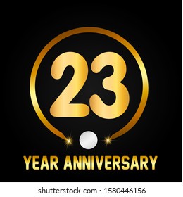 23 year anniversary design template
