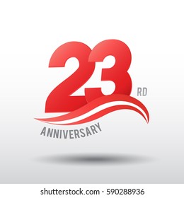 23 Years Anniversary Celebration Design