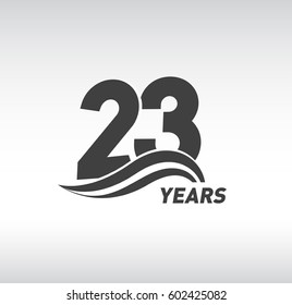 23 Years Anniversary Celebration Design
