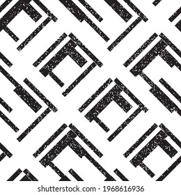 2309 Seamless texture with vertical black stripes. Seamless vector illustration eps 10.