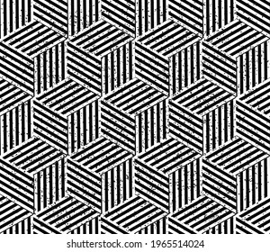 233 Seamless background with white bands(cube). Seamless vector illustration eps 10.