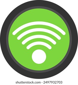 233 - Wifi Line Vector Icon Design