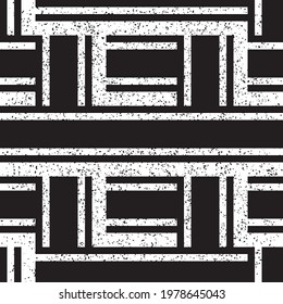 2338 Seamless pattern with black lines. Seamless vector illustration eps 10.