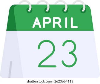 23 de abril Línea Vector Icon Design