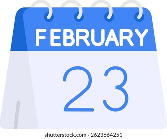 23. Februar Linie Vektor Icon Design