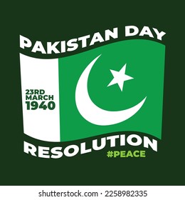 23rd March Pakistan Day Design Concept vector illustration