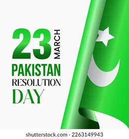 23rd March Pakistan Republic day Vector 