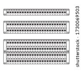 24, 48, 96 Port CAT6 Rack Mount Patch Panel