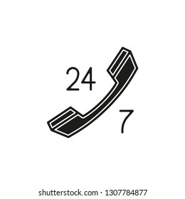 24 7 customer service icon - customer support icon - call center icon